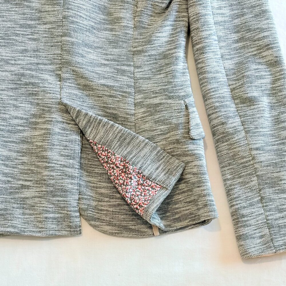 Anthropologie grey blazer Small polyester & cotton - Picture 10 of 10